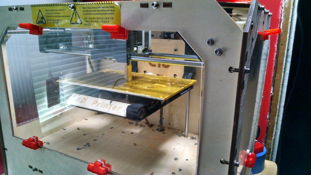 3D printer printing test print