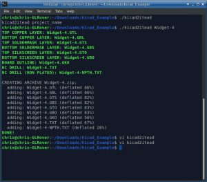 kicad2itead script running