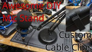 Microphone Stand DIY from a Swing Arm Lamp