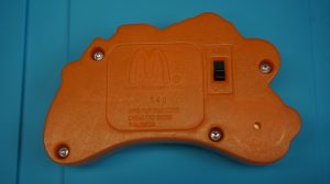 Monkey Ball handheld LCD Game from McDonald's Sega 2003, back